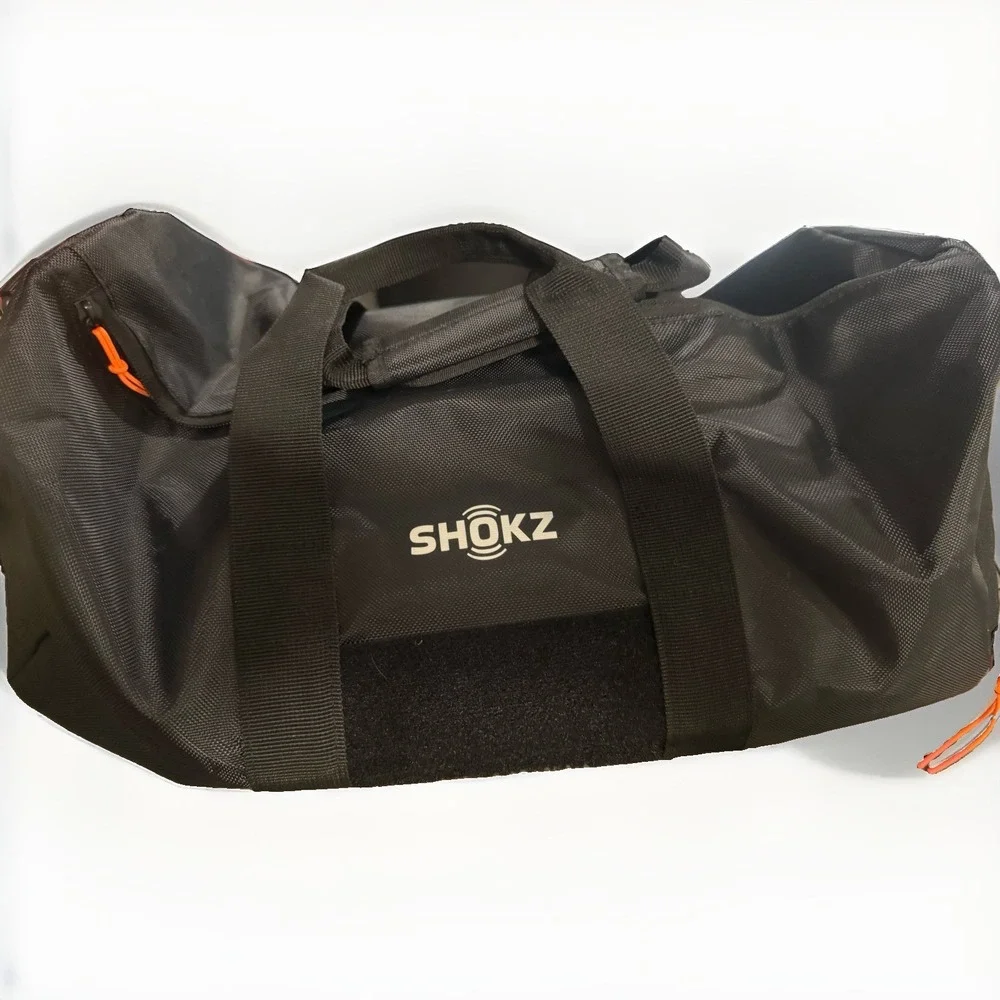 Shokz zip Tote Bag Black RipstopNylon Lightweight Travel Gym Gear Bag shoe comp